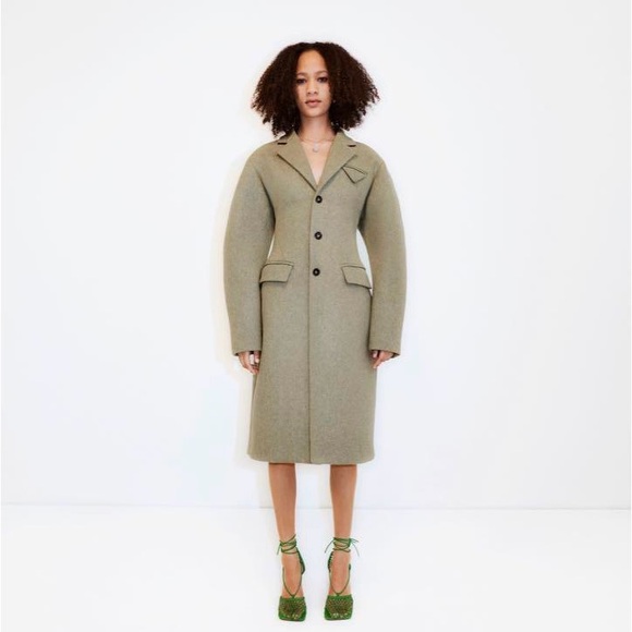 Bottega Veneta Coat Tan Canvas Cotton 42 IT. - Picture 9 of 9